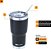 Copo térmico Nautika Siluet com capacidade de 850ml Preto 301322-PR - Imagem 5