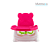 Cadeira de alimentação infantil Multmaxx Urso Rosa - Imagem 2