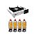 Kit Fogareiro Frontier Branco + 4 Cartucho De Gas Campgas Nautika - Imagem 1