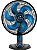 Ventilador Mallory Ozonic TS PR-AZ 126W 40 cm Preto/Azul B94401002 220v - Imagem 1