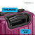 Mala de Viagem de bordo Multmaxx 10KG WG20-03 Roxa MTX049 - Imagem 7