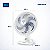 Ventilador de Mesa Mondial 40cm 6 pás VSP-40-W Branco/Azul 4034-02 220v - Imagem 6
