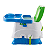 Cadeira de Alimentação Booster Infantil Multmaxx MTX063 Verde/Azul - Imagem 2