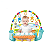 Tapete de atividades infantil Musical Piano colorido Multmaxx MTX047 - Imagem 6