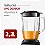Liquidificador Mondial Turbo Glass 2,2L  L-1400-GI 1400W 60Hz Preto 220v - Imagem 4