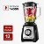 Liquidificador Mondial Turbo Glass 2,2L  L-1400-GI 1400W 60Hz Preto 220v - Imagem 2