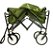 Carrinho dobrável Guepardo Roller Verde com alça e porta copos Nautika 046580-VD - Imagem 4