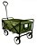 Carrinho dobrável Guepardo Roller Verde com alça e porta copos Nautika 046580-VD - Imagem 5