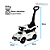 Carrinho de Passeio infantil com Empurrador Multmaxx MTX082 WMT-609 Branco - Imagem 6