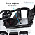 Carrinho de Passeio infantil com Empurrador Multmaxx MTX079 YBK-300 Branco - Imagem 3
