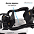 Carrinho de Passeio infantil com Empurrador Multmaxx MTX071 SL-2068A Branco - Imagem 4