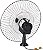Ventilador Oscilante de Parede Gold 60 cm com 3 Pás 200w Venti-Delta Preto Bivolt - Imagem 3