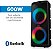 Caixa de Som Party Box Mondial PBX-600 Bluetooth 600W Preta Bivolt - Imagem 2