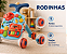 Andador Didático e Mesinha 2 Em 1 Bichos Multmaxx MTX091 Azul - Imagem 4