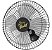Ventilador Oscilante de Parede Gold 50 cm com 4 Pás Bivolt 200w Venti-Delta Preto 71-5325 - Imagem 1