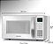 Micro-ondas 21L Mondial MO-01-21-W Branco 110v - Imagem 3