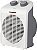 Aquecedor de Ar Portátil Wap Air Heat 3 em 1 2000W 220V - Imagem 1