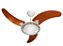 Ventilador de Teto Delta Ventus com 3 Pás 130W Venti-Delta Branco/Mogno 110V - Imagem 1