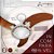Ventilador de Teto Delta Ventus com 3 Pás 130W Venti-Delta Branco/Mogno 110V - Imagem 4