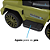 Carrinho de Passeio infantil com Empurrador Multmaxx MTX080 YBK-300 Verde - Imagem 3