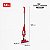 Aspirador de Pó Vertical Mondial Turbo Premium AP-30 1200w 2 em 1 Vermelho/Inox 110V - Imagem 8