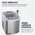 Máquina de Gelo Turbo Ice Premium MG-12-GI 90w Cinza/Inox Mondial 110V - Imagem 3