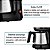 Cafeteira Elétrica Grand Coffee Inox 750w Lenoxx 30 xícaras Preta Jarra de Inox PCA035-220 220V - Imagem 4