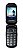Celular Gradiente Flip Neo S105A RAM32MB Dual Chip, Rádio AM/FM, MP3 Azul/Preto - Imagem 2