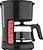Cafeteira Elétrica Cadence Urban Pop Red 220v 750w 1,2L Preta/Vermelha com Jarra de vidro CAF610-220V - Imagem 2