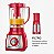 Liquidificador Mondial Turbo Inox L-1200 RI Com Filtro 1.200W Vermelho 220V - Imagem 4