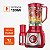 Liquidificador Mondial Turbo Inox L-1200 RI Com Filtro 1.200W Vermelho 110V - Imagem 2