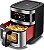 Air Fryer Philco 9L Visor Glass Painel Digital 2000W Preto com Inox PAF90C 110V - Imagem 2
