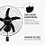 Ventilador de Parede Turbo 50cm Pro 5 Pás Mondial Preto 150W NVP-PRO-50 220V - Imagem 4