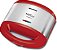 Grill e Sanduicheira Mondial Inox Red S-19 Inox/Vermelha 800W 110V - Imagem 1