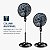 Ventilador de Coluna Super Turbo 8 Pás Mondial 140W  VTX-40C-CRYSTAL 110V - Imagem 3