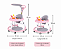 ANDADOR INFANTIL COM EMPURRADOR MULTMAXX MTX151 ROSA - Imagem 6