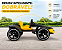 MINI KART ELETRICO INFANTIL MULTMAXX MTX156 AMARELO - Imagem 6