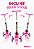 PATINETE INFANTIL RODINHAS LED MULTMAXX ROSA MTX144 - Imagem 7