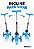 PATINETE INFANTIL RODINHAS LED MULTMAXX AZUL MTX143 - Imagem 5