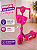 Patinete Infantil Musical 3 Rodas com Cestinha Multmaxx MTX142 Rosa - Imagem 4