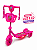 Patinete Infantil Musical 3 Rodas com Cestinha Multmaxx MTX142 Rosa - Imagem 6