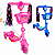 PATINETE INFANTIL MUSICAL COM CESTINHA MULTMAXX ROSA MTX142 - Imagem 2