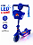 Patinete Infantil Musical 3 Rodas com Cestinha Multmaxx MTX141 Azul - Imagem 6