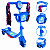 PATINETE INFANTIL MUSICAL COM CESTINHA MULTMAXX AZUL MTX141 - Imagem 4