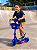 Patinete Infantil Musical 3 Rodas com Cestinha Multmaxx MTX141 Azul - Imagem 2