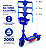 Patinete Infantil Musical 3 Rodas com Cestinha Multmaxx MTX141 Azul - Imagem 3