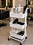 CARRINHO ORGANIZADOR COM RODINHAS BRANCO MULTMAXX MTX164 - Imagem 3