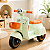 MOTO ELETRICA INFANTIL LAMBRETA COM CESTA MULTMAXX VERDE MTX167 - Imagem 4