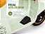 MOTO ELETRICA INFANTIL LAMBRETA COM CESTA MULTMAXX VERDE MTX167 - Imagem 9