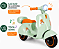 MOTO ELETRICA INFANTIL LAMBRETA COM BAGAGEIRO VERDE MULTMAXX MTX166 - Imagem 10